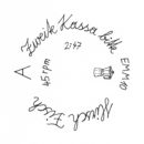 Hirsch-Fisch-Etikett-A