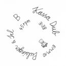 Hirsch-Fisch-Etikett-B